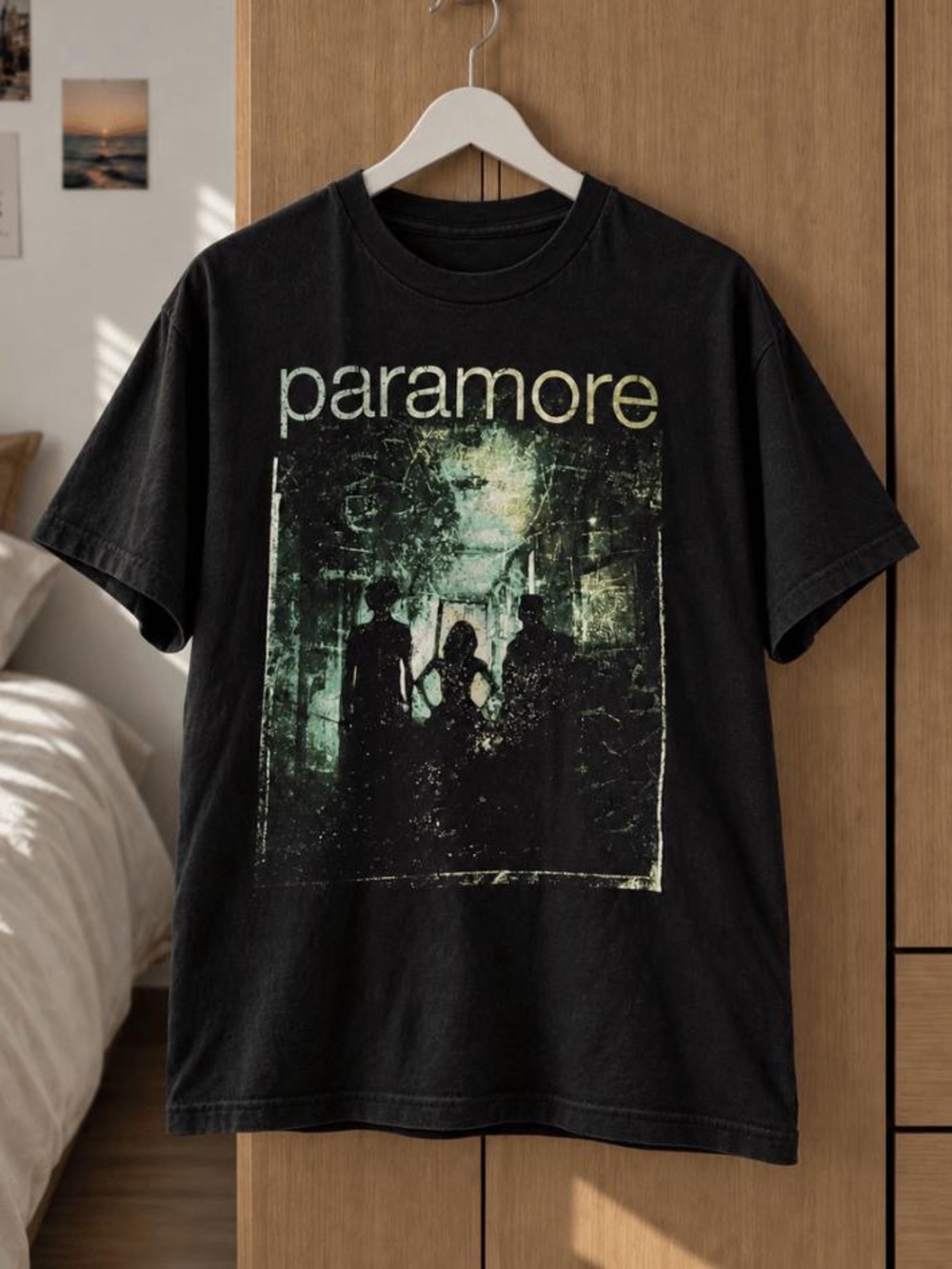 Paramore Black Graphic Tee Alternative Rock Band Unisex T-shirt